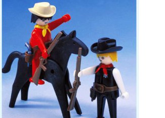 Playmobil - 3581v1 - Mounted Cowboy and Sheriff