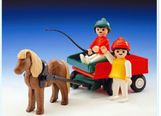 Playmobil - 3583v2 - Pony Wagon with Children