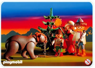 Playmobil - 3632 - Gypsies with Dancing Bear