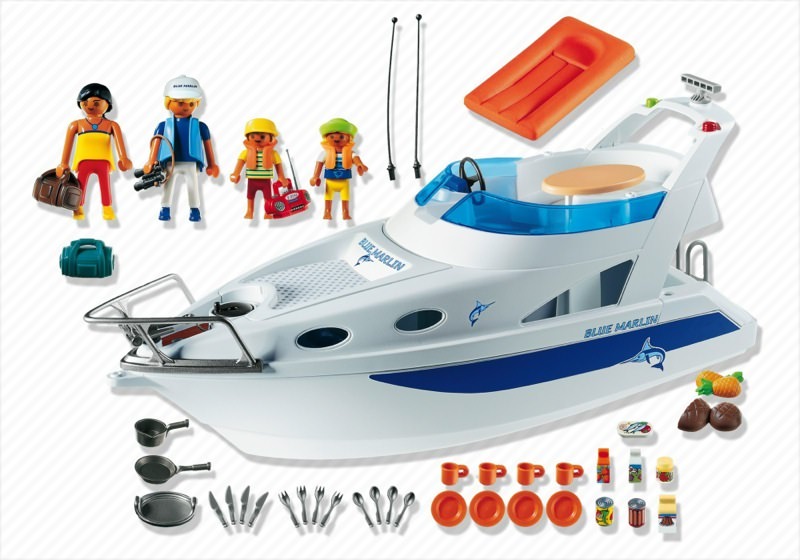 Playmobil 3645s2 - Family yacht - Back