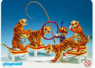 Playmobil - 3646v1 - Tiger Trainer - Detail Playmobil - 3646v1 - Tiger Trainer