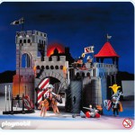 middle ages-left door small castle fort 3667 Playmobil l3331 
