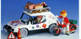 Playmobil - 3680 - Traveller by car and biker