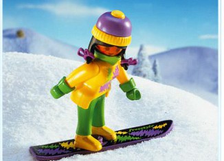 Playmobil - 3683 - Girl On Snowboard
