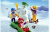 Playmobil - 3688 - Kinder mit Schlitten und Schneemann