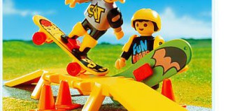 Playmobil - 3709v1 - 2 Kinder / 2 Skateboardfahrer