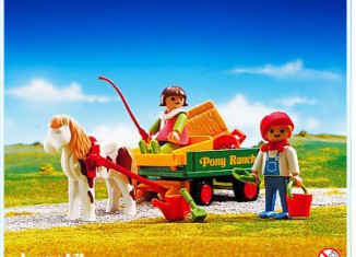 Playmobil - 3713 - Carrito con pony