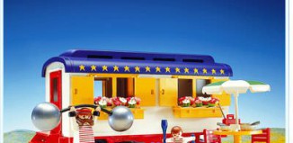 Playmobil - 3728-esp - Caravane de l'Homme Fort