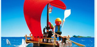 Playmobil - 3736 - Piratenfloß mit Hai
