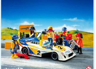 Playmobil - 3738 - Rennwagen mit Team