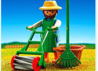 Playmobil - 3752 - Gardener/Lawnmower