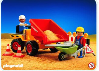 Playmobil - 3756 - Dumper - Detail Playmobil - 3756 - Dumper