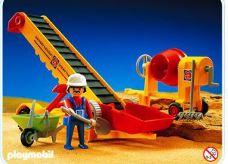 Playmobil - 3759 - Cement Mixer And Conveyor