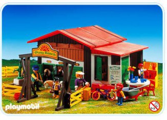 Playmobil - 3775 - Manège de poneys