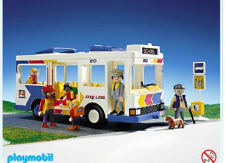 Playmobil - 3778 - Stadtbus mit Haltestelle