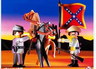 Playmobil - 3783 - Confederados con bandera