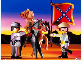 Playmobil - 3783 - Confederados con bandera - Detail Playmobil - 3783 - Confederados con bandera
