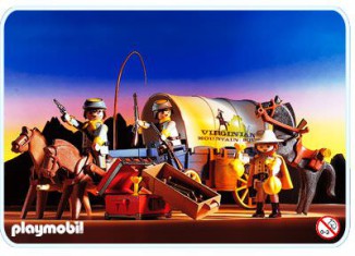 Playmobil - 3785 - Chariot/soldats sudistes