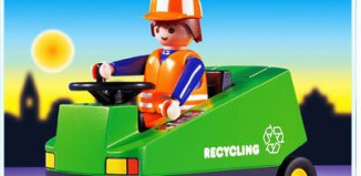 Playmobil - 3790 - Eboueur / véhicule de nettoyage