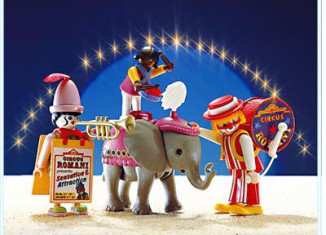 Playmobil - 3797 - 3 Clowns With Baby Elephant