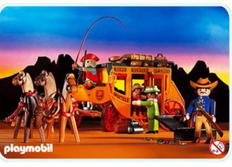 Playmobil - 3803 - Western Express Stagecoach