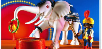 Playmobil - 3809 - White Elephant with Trainer