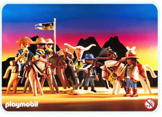 Playmobil - 3811 - US Cavalry with Indian Scout - Detail Playmobil - 3811 - US Cavalry with Indian Scout