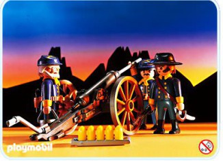 Playmobil - 3812 - Soldados y cañón US