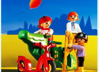 Playmobil - 3819 - enfants avec une crocodile basculante