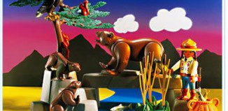 Playmobil - 3830 - Indienne / Animaux sauvages