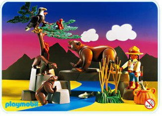 Playmobil - 3830 - Wild animals and Indian - Detail Playmobil - 3830 - Wild animals and Indian