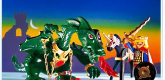 Playmobil - 3840 - Dragón verde y caballero