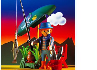 Playmobil - 3864 - Pêcheur / parasol