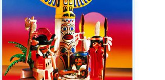 Playmobil - 3873 - Danseurs indiens / Totem