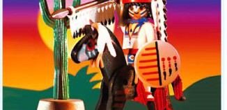 Playmobil - 3876 - Guerrero indio a caballo