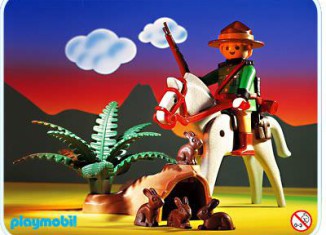 Playmobil - 3884 - Guardabosques a caballo - Detail Playmobil - 3884 - Guardabosques a caballo