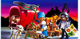 Playmobil - 3891 - Chevalier / roulotte / campement