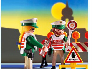 Playmobil - 3905-ger - Police Checkpoint