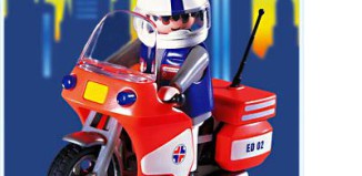Playmobil - 3924 - Moto de protección civil