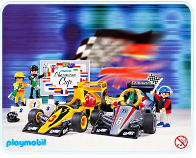 Playmobil Formel 1 FAHNE Flagge Rennwagen  F1 Racing aus Set 3930 