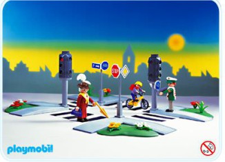 Playmobil - 3982 - Kreuzung mit Ampel