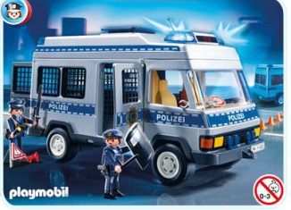 Playmobil - 4022-ken - Police Van - Detail Playmobil - 4022-ken - Police Van