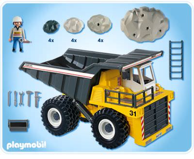Playmobil 4037 - Heavy Duty Dump Truck - Back
