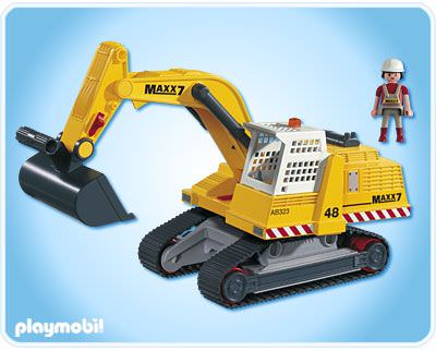 Playmobil 4039 - Heavy Duty Excavator - Back