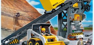 Playmobil - 4041v1 - Convoyeur avec pelleteuse