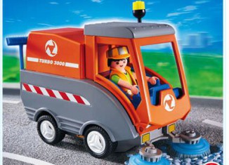 Playmobil - 4045 - Agent avec balayeuse aspiratrice