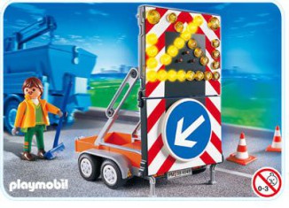 Playmobil - 4049 - Agent routier et signalisation lumineuse