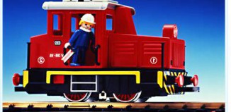 Playmobil - 4050 - Red Diesel Locomotive