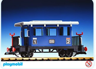 Playmobil - 4100 - Blue Passenger Car