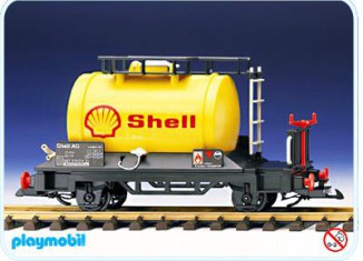 Playmobil - 4107v3 - vagón cisterna shell